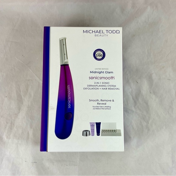 Michael Todd Beauty Sonicsmooth 2-In-1 Dermaplaning System Hair Removal NEW - Picture 2 of 13